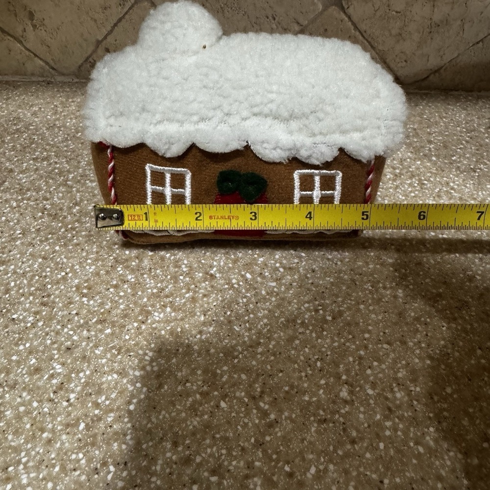 NWT 2 Target Bullseye Playground Christmas Plush Gingerbread House Decor 2025 - Picture 13 of 13